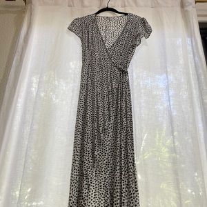 XIX palms long black and white dress size 3 Medium